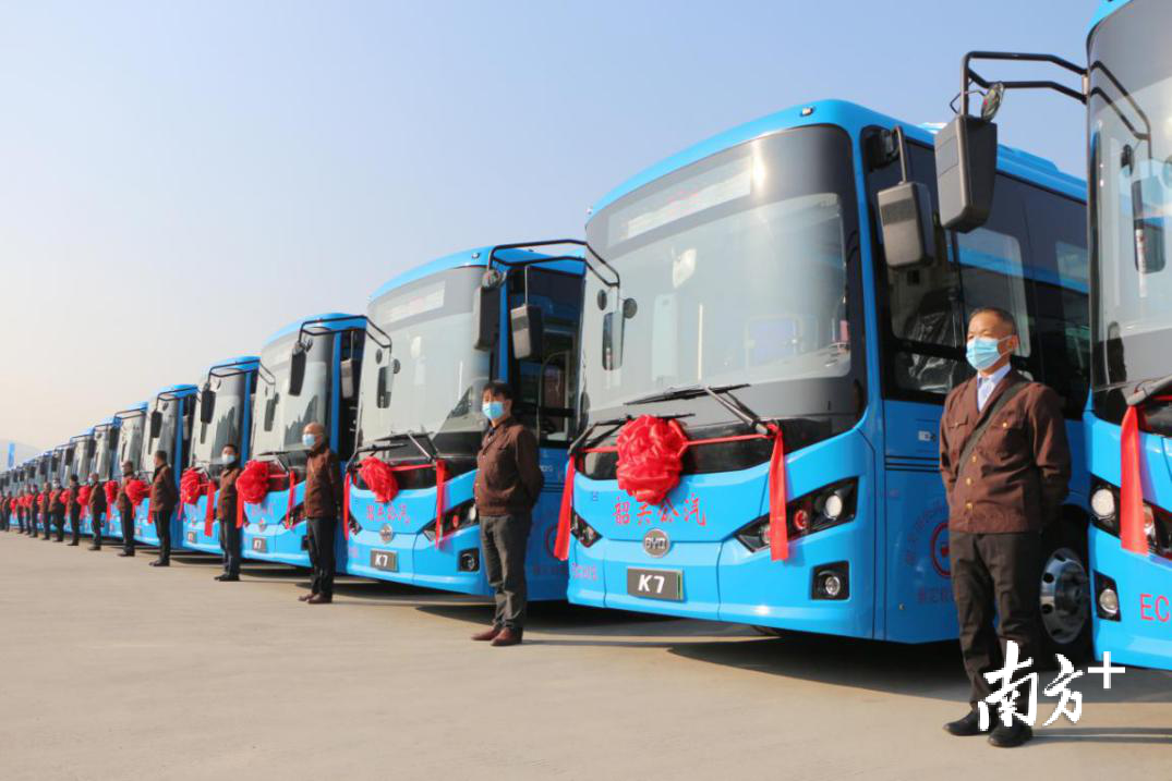 韶关36辆纯电动公交车交付使用,投放到这些路线