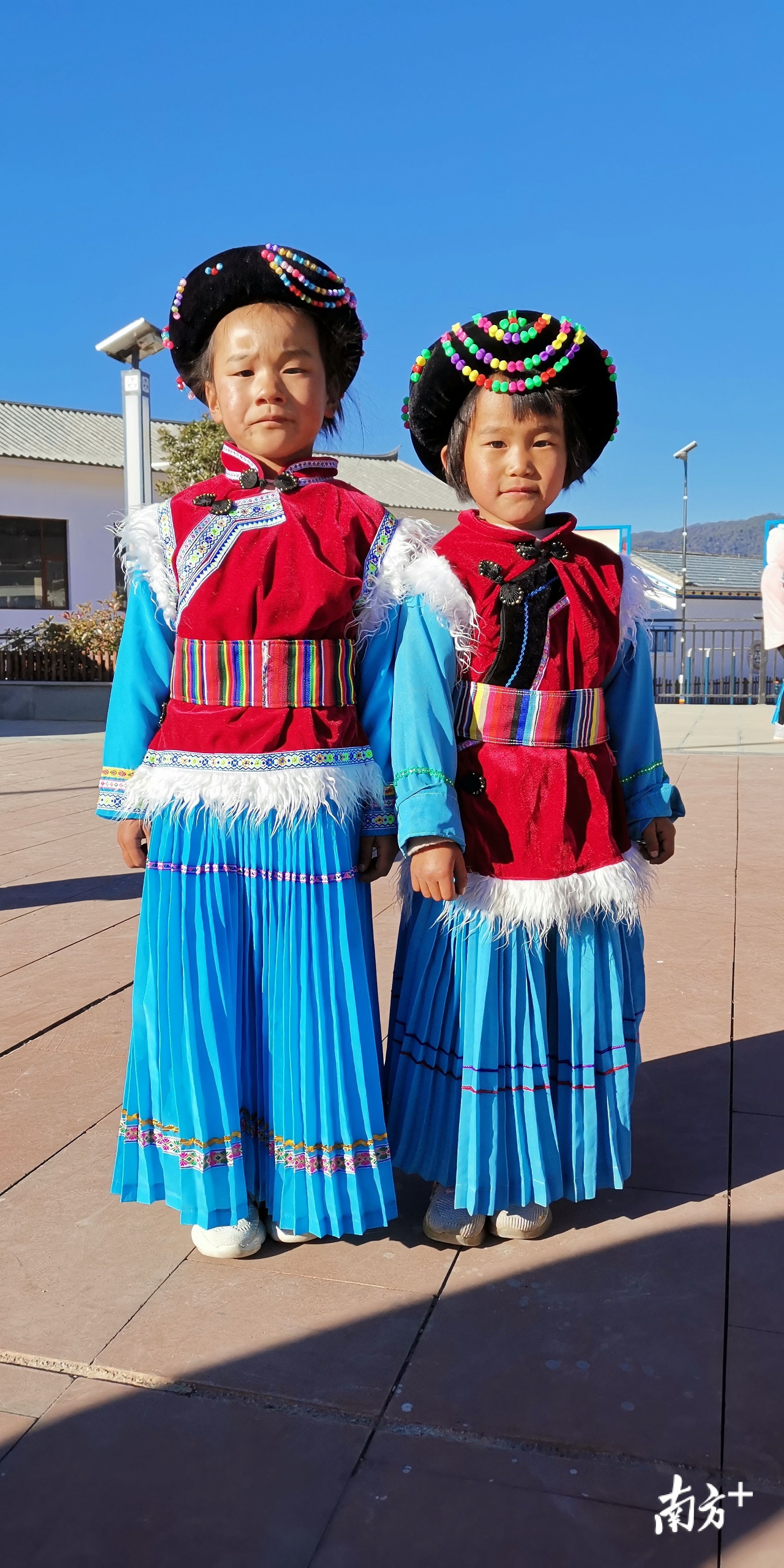 兰坪县通甸镇易门箐珠海小区普米族儿童。