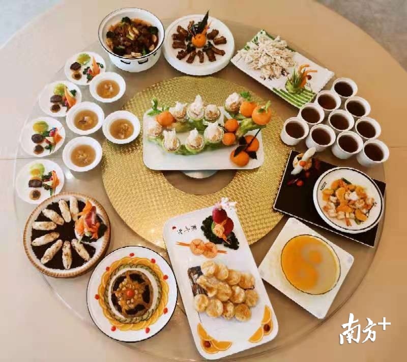 以潮州柑为主题的潮州菜宴席——大吉宴。