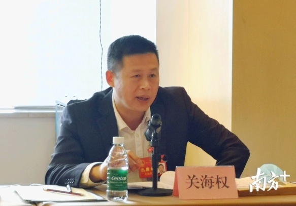 西樵镇党委书记关海权表示,西樵要在生态建设走在全区前面。卢浩能摄