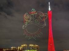 向全国人民拜年！广州500架无人机腾空，看小蛮腰“牛”气冲天