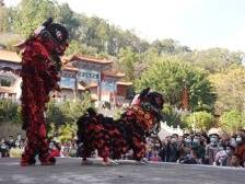 南沙过年|机器人送福 麒麟舞贺喜