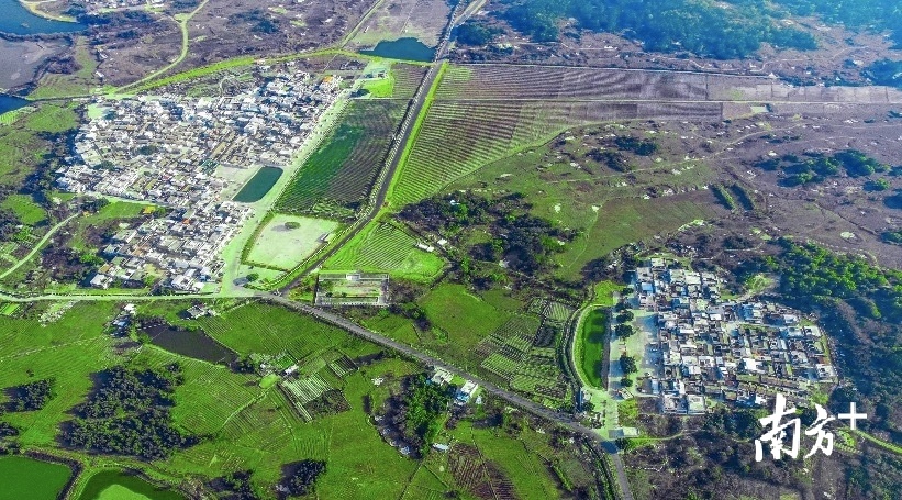 碣石镇上林村俯瞰图。