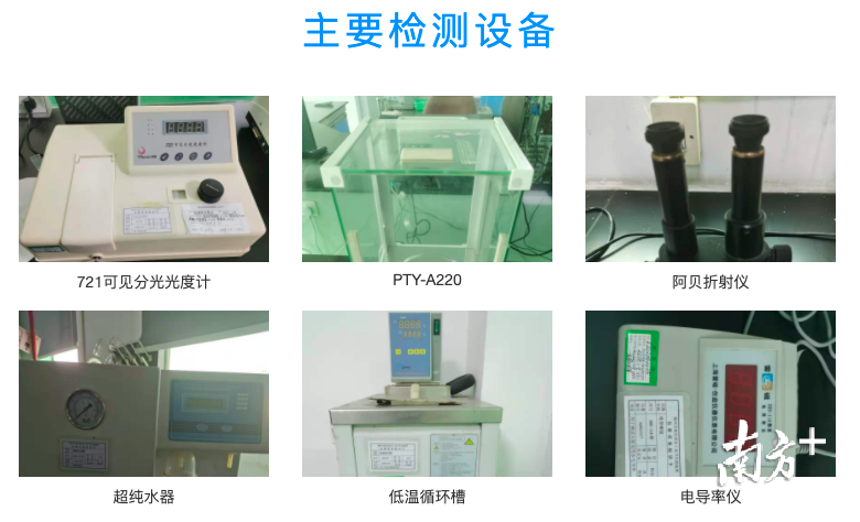 检测设备。 检测设备。