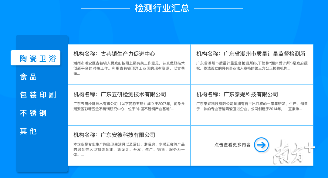 潮安共享检验检测信息平台正式上线。 潮安共享检验检测信息平台正式上线。