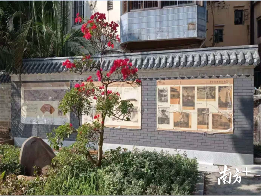 莞城结合文化特色打造历史景墙