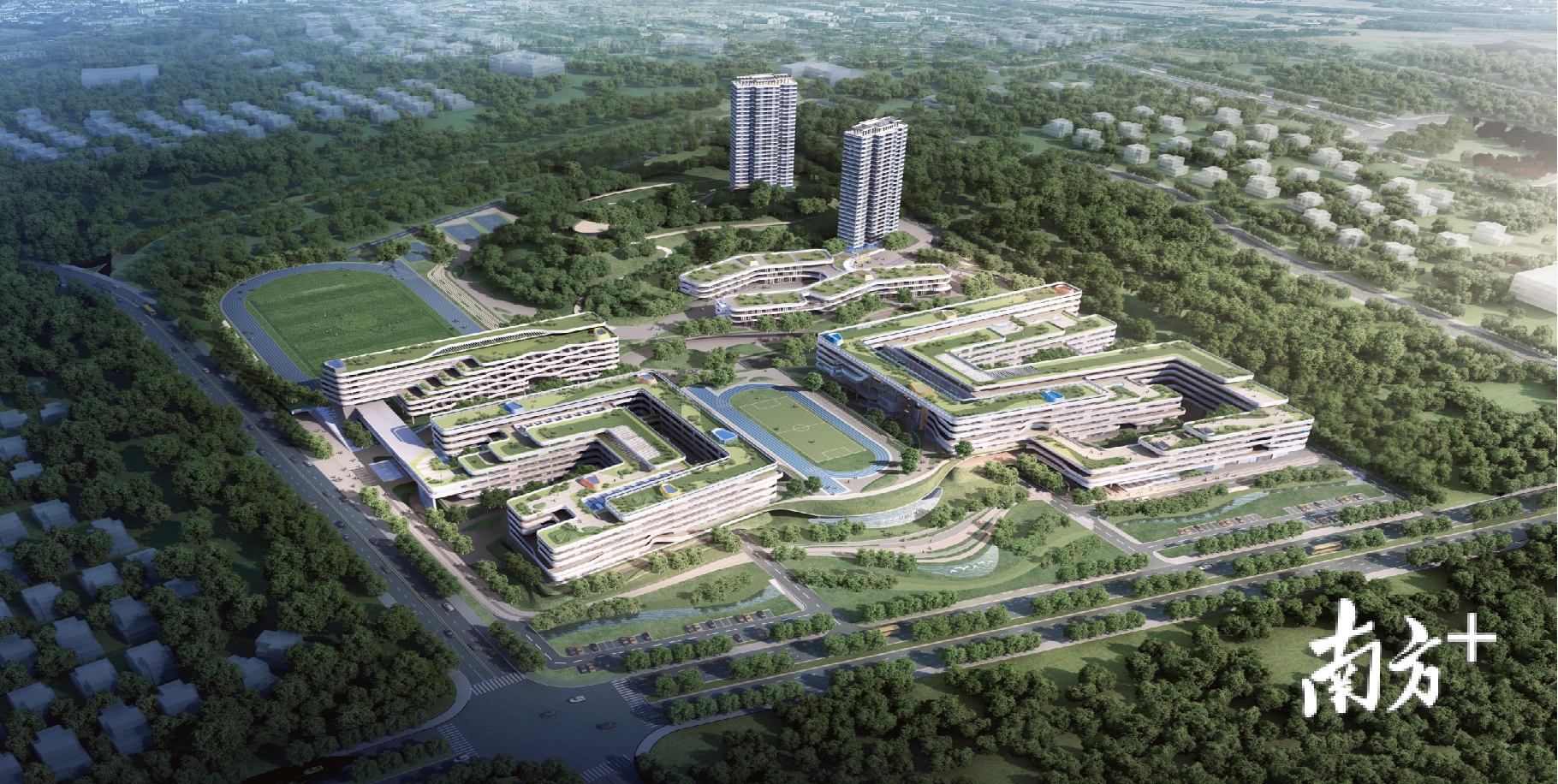 步步高实验学校效果图