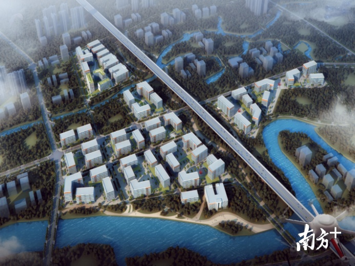 小河连片“工改工”效果图。 小河连片“工改工”效果图。