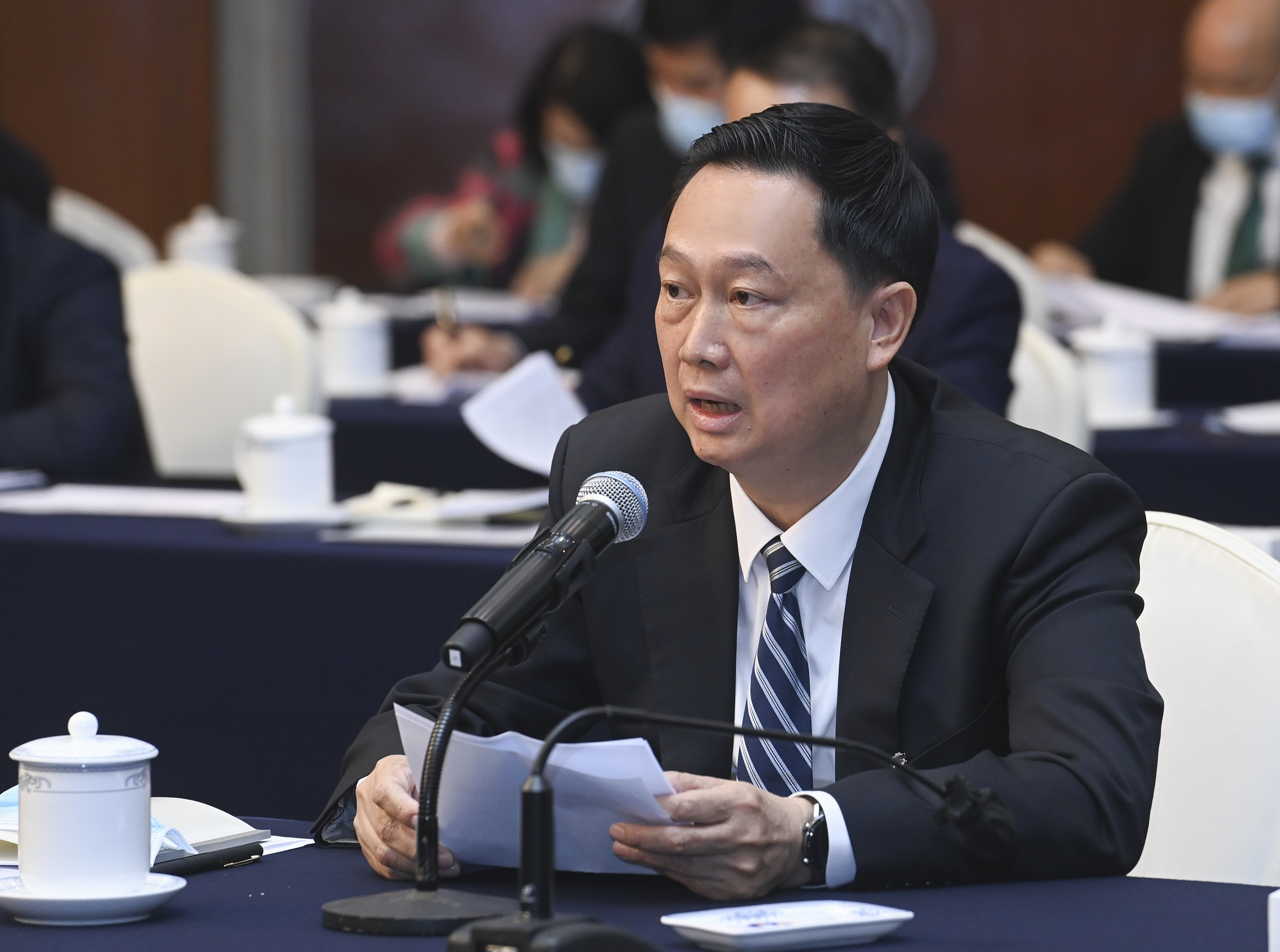 姚奕生代表.南方日报记者 王辉 摄