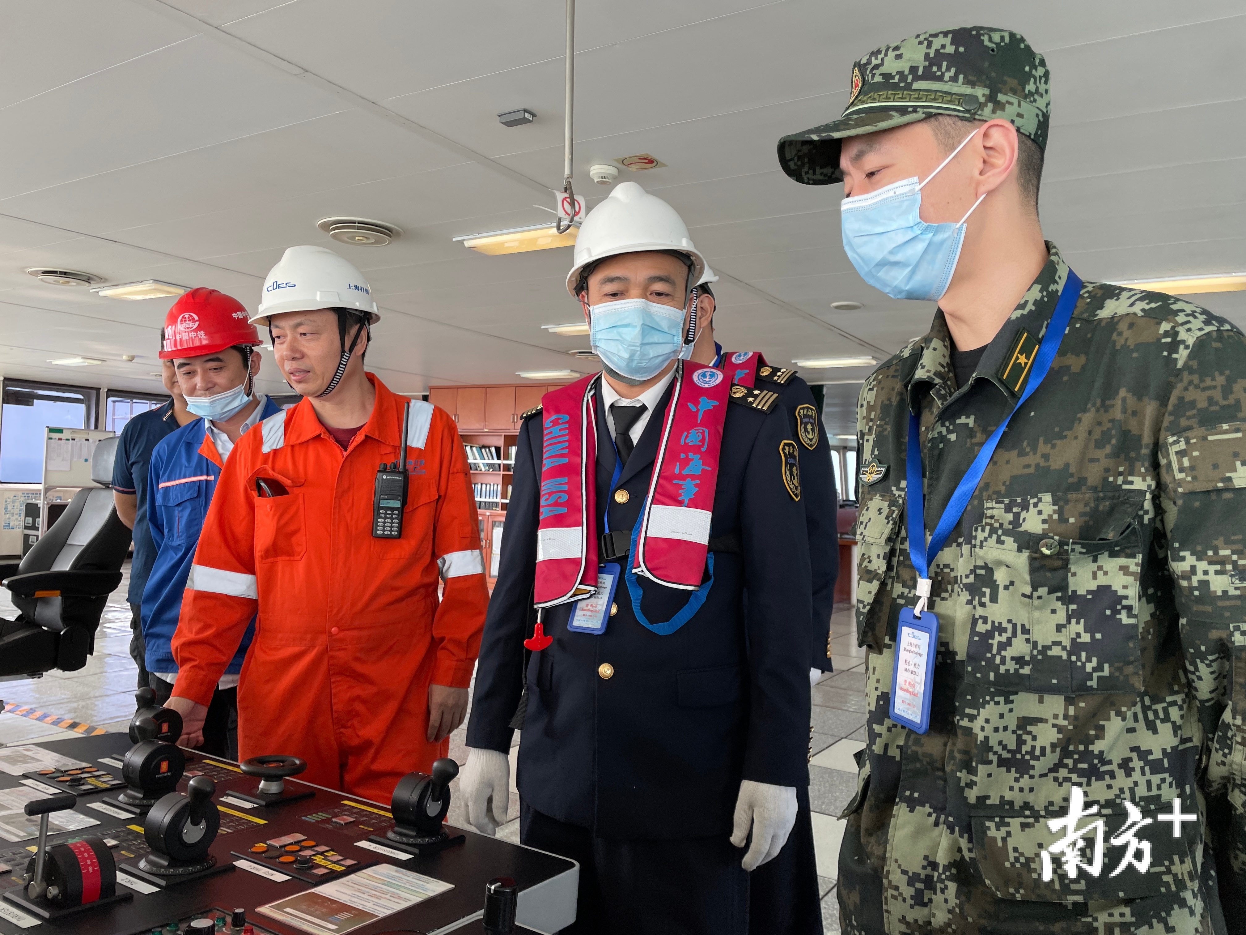 广东阳江海警局联合海事开展海上风电专项检查