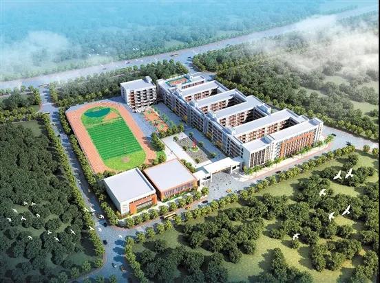 紫茶小学群福校区效果图。