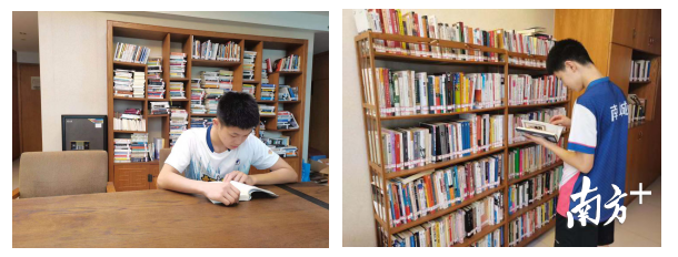 运动员在训练之余阅读图书