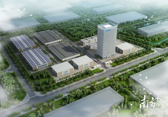 美的机电工业4.0项目效果图。资料图片