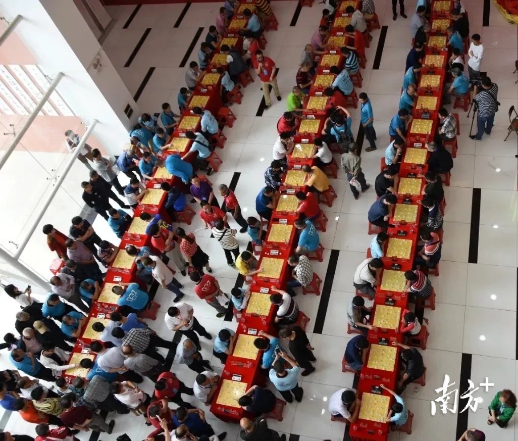 2019年三水芦苞举行象棋快棋公开赛和名人邀请赛。 芦苞镇供图