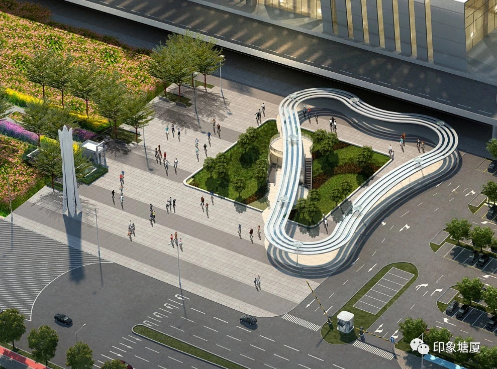 4月6日，东莞南站站前广场工程开工，塘厦离高铁时代又近了一步。