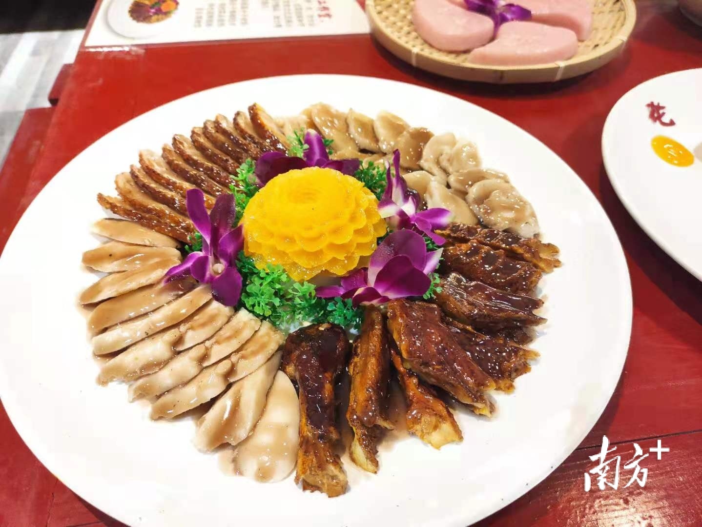 潮州菜模型。