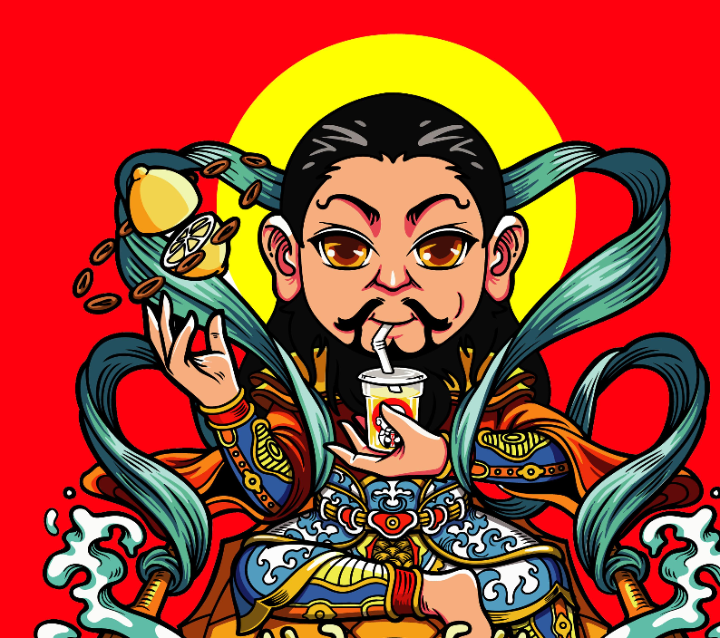 北帝文化被佛山创业者演绎成我们手中的一杯奶茶。