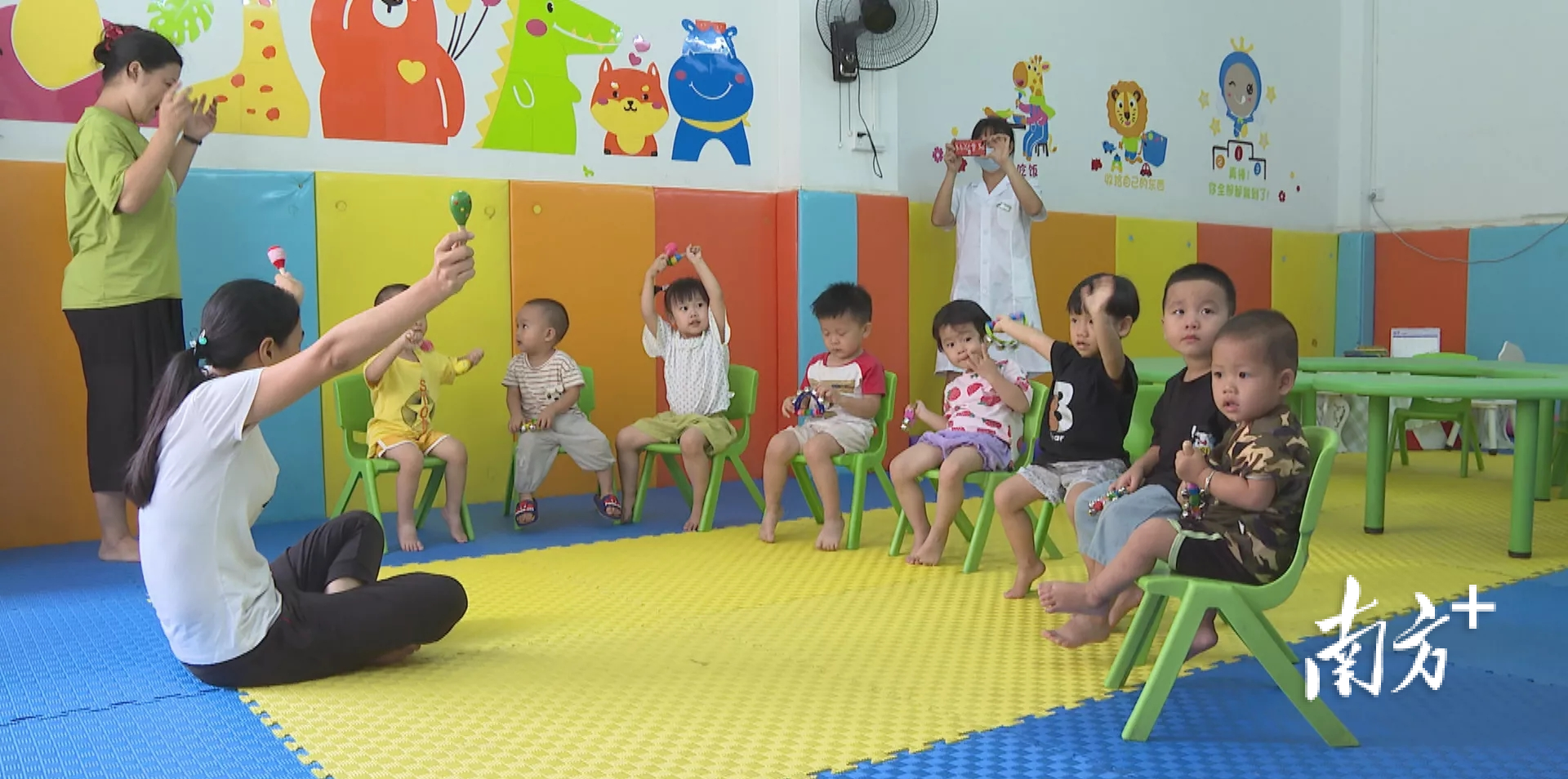 阳西县爱莲幼儿园内的教学软硬件设施已进行升级。陈旭欢 摄。