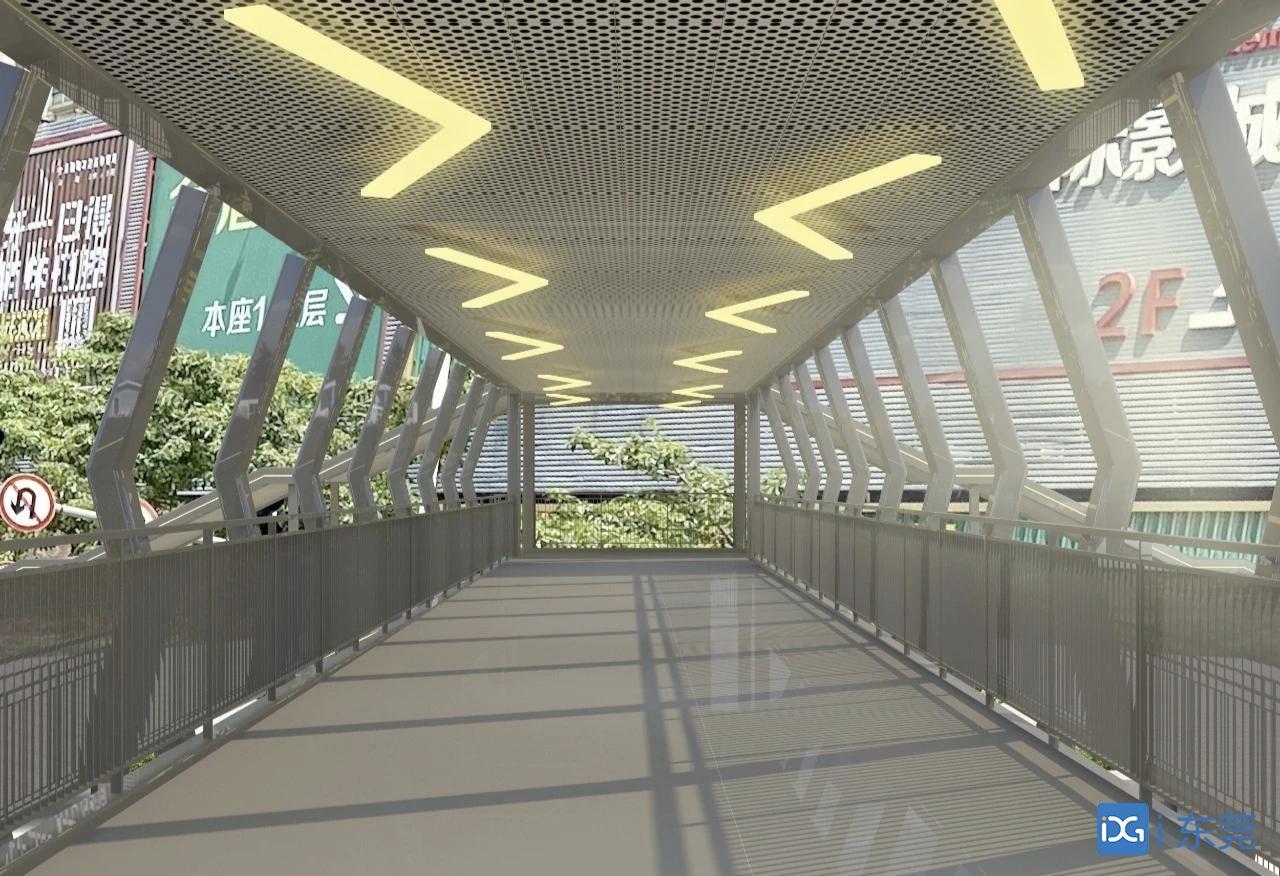 ▲人行天桥效果图