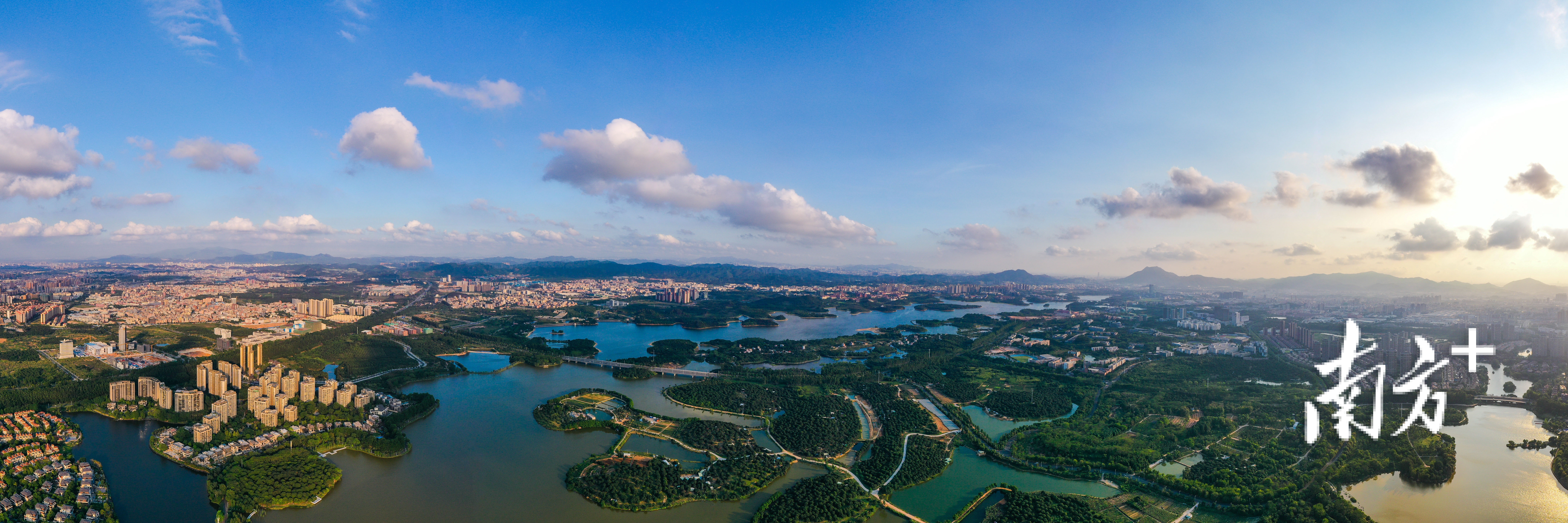 东莞松山湖全景图图片