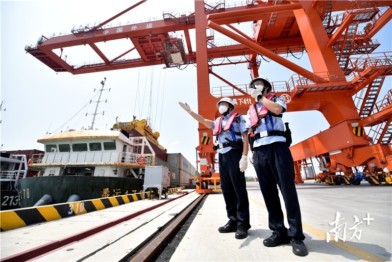 江门高新港是广东省江门市“十三五”口岸发展的重点规划项目,该项目华南地区最大的内河智慧港口。陈浩棋 摄 江门高新港是广东省江门市“十三五”口岸发展的重点规划项目,该项目华南地区最大的内河智慧港口。陈浩棋 摄