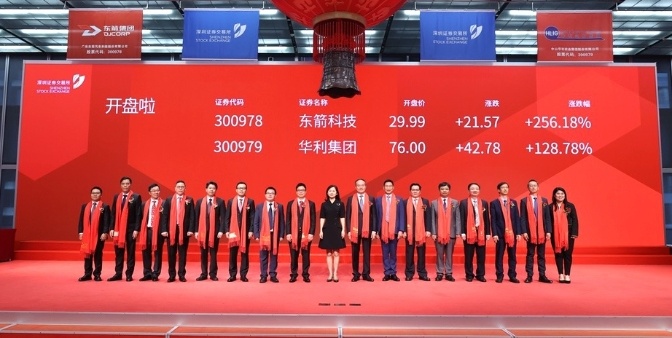 东箭科技上市。顺德区科技局供图 东箭科技上市。顺德区科技局供图