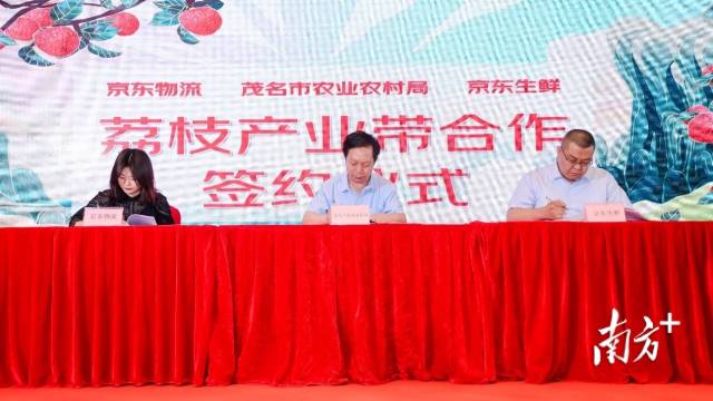 京东与各地签订合作协议，助力广东荔枝走向全国