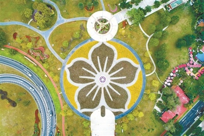 二沙岛绿道周边景色优美。