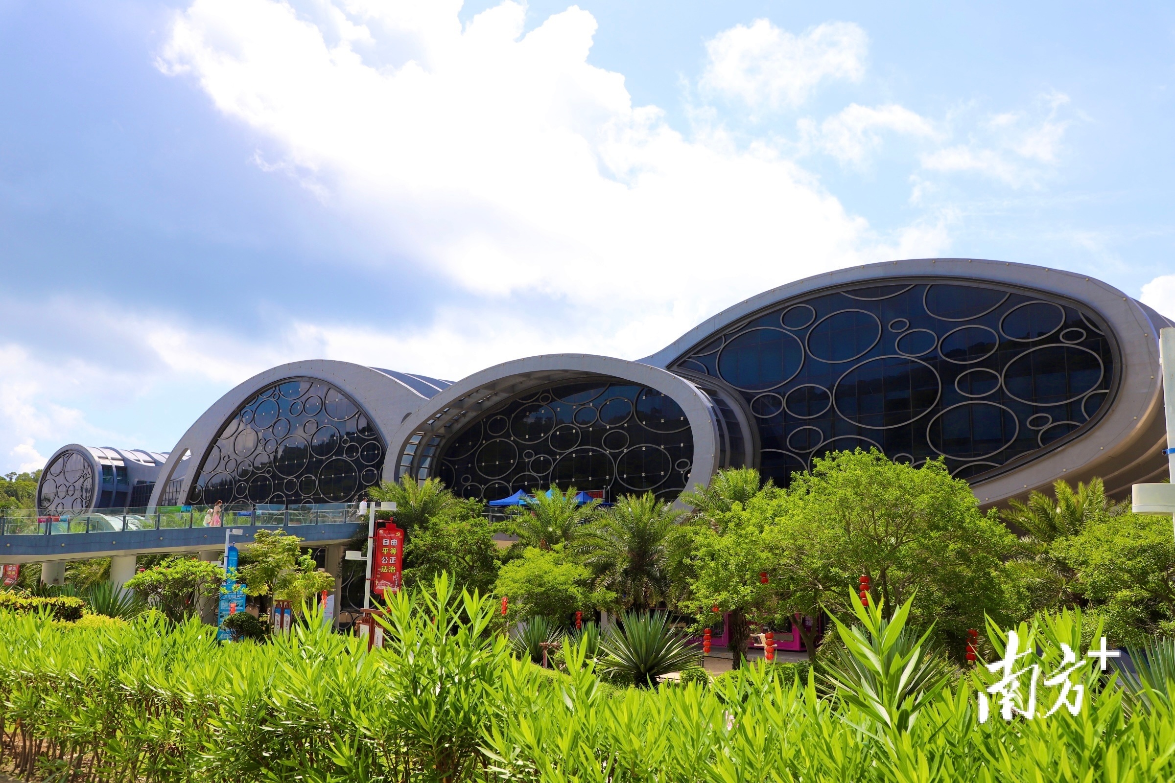 广东海上丝绸之路博物馆外景。