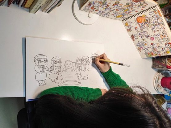 创作中的陈春娜