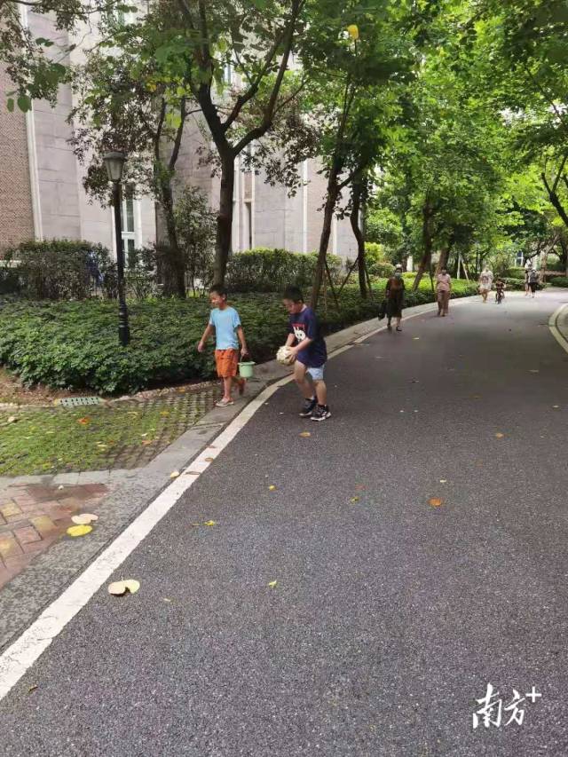 锦绣半岛东区群众听闻解封，都兴奋地走出了家门。