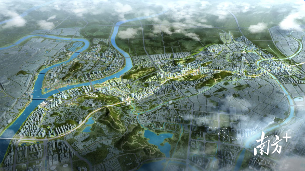 顺德红岗科技城规划效果图。大良街道供图 顺德红岗科技城规划效果图。大良街道供图