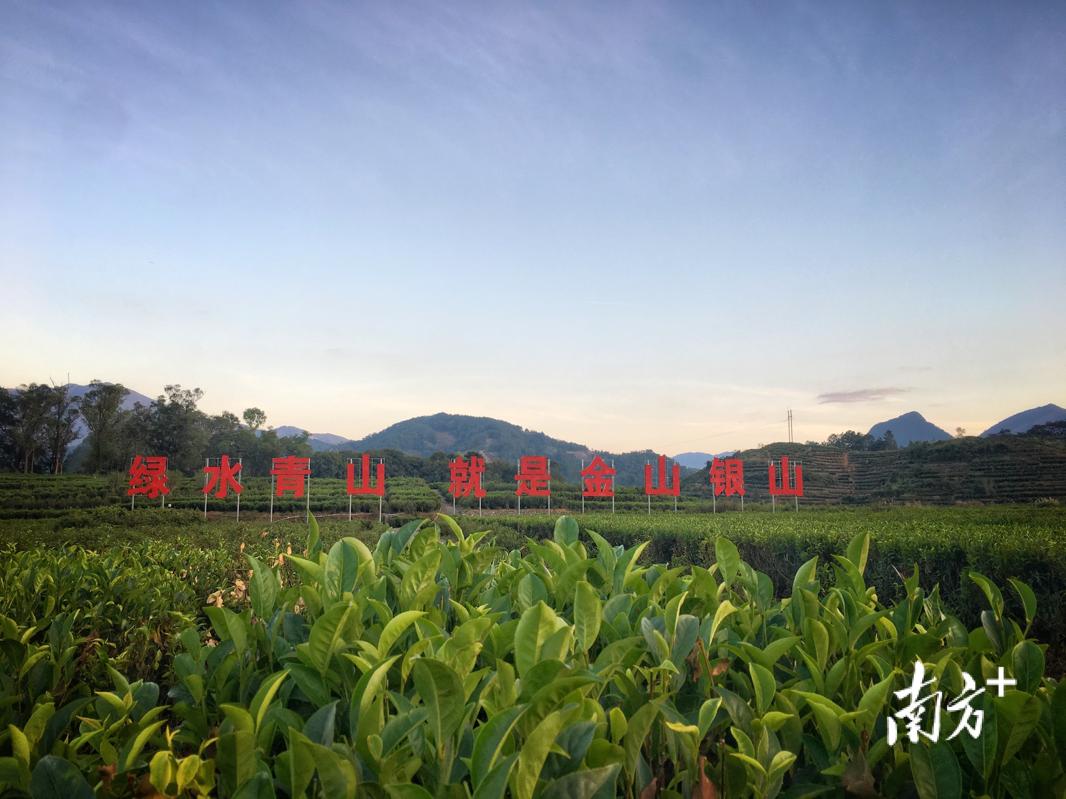 绿水青山就是金山银山。