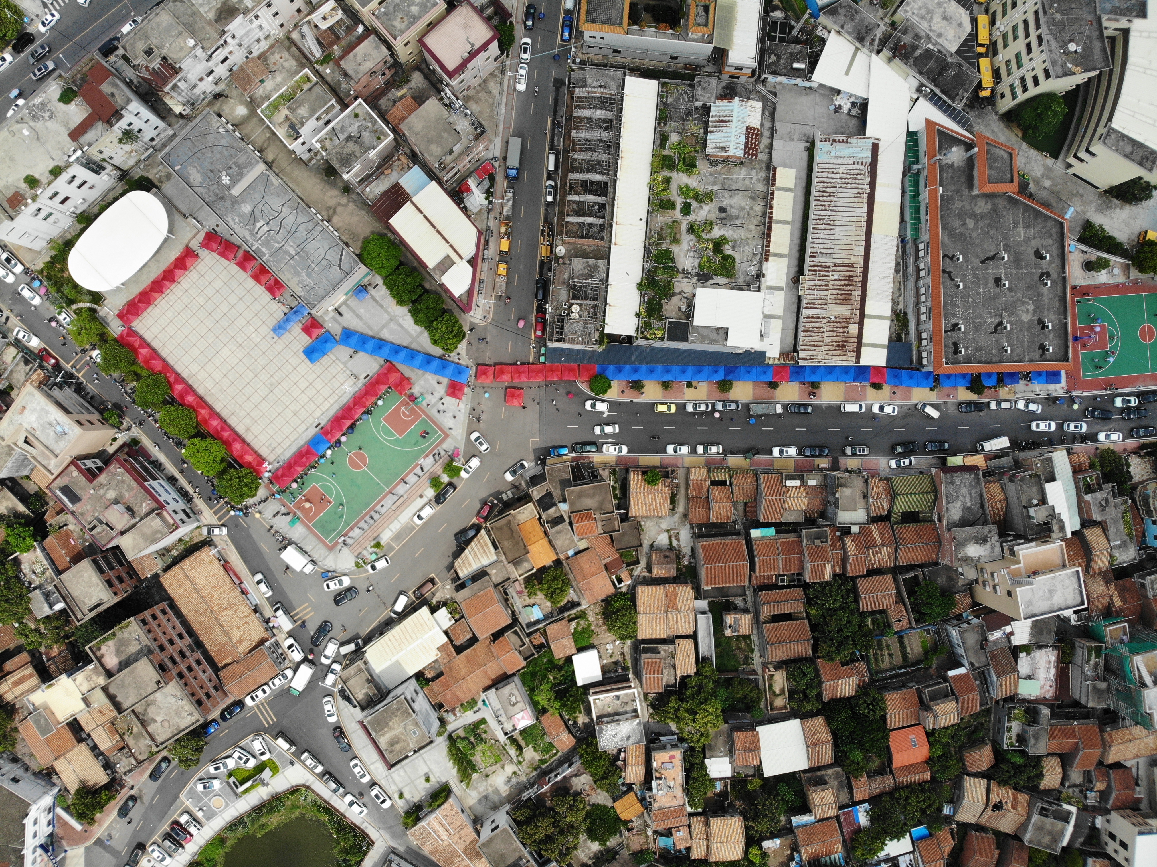 寮步良边村采集点