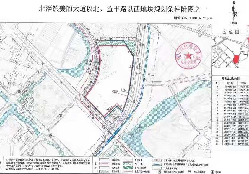 地块规划示意。