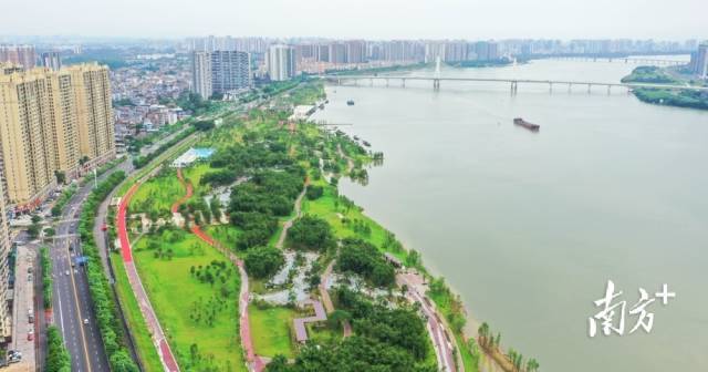 6月28日，清远北江南岸公园正式开园。 南方日报记者 曾亮超 摄
