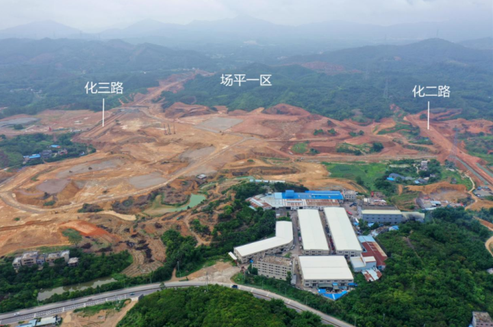 惠州新材料产业园市政建设在加快推进中。 惠州新材料产业园市政建设在加快推进中。