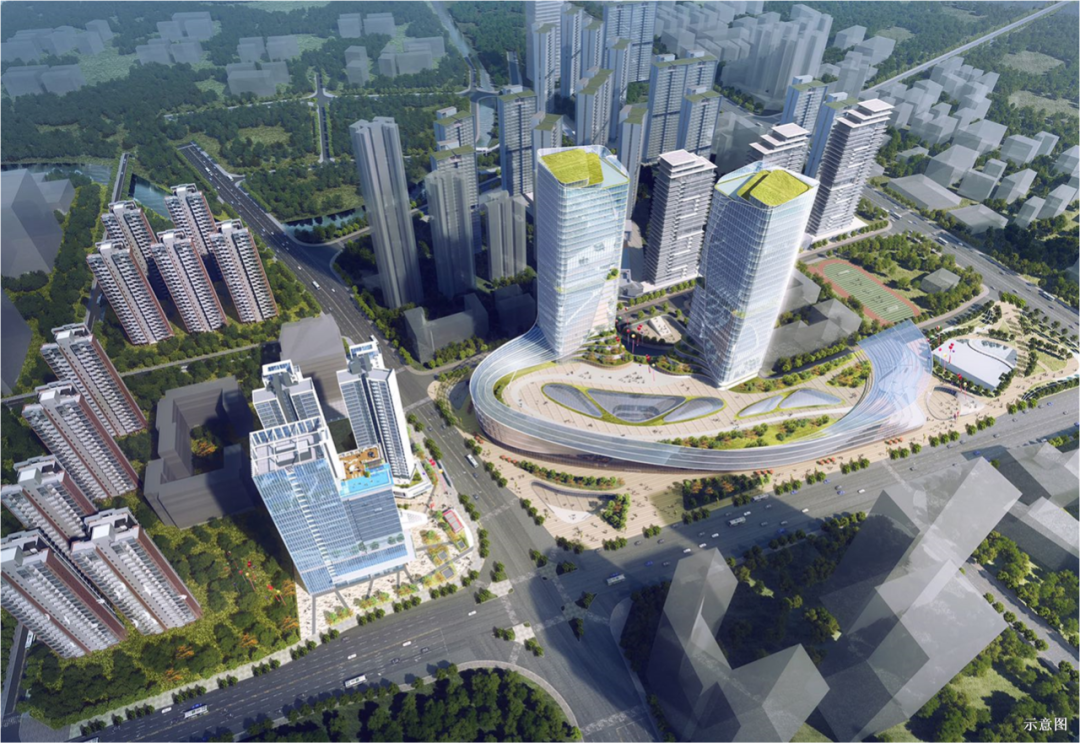 星河云颂府效果图。