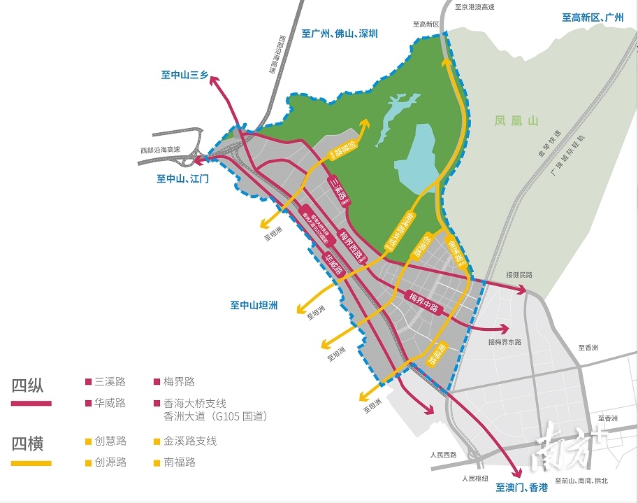 三溪科创小镇交通路网规划图