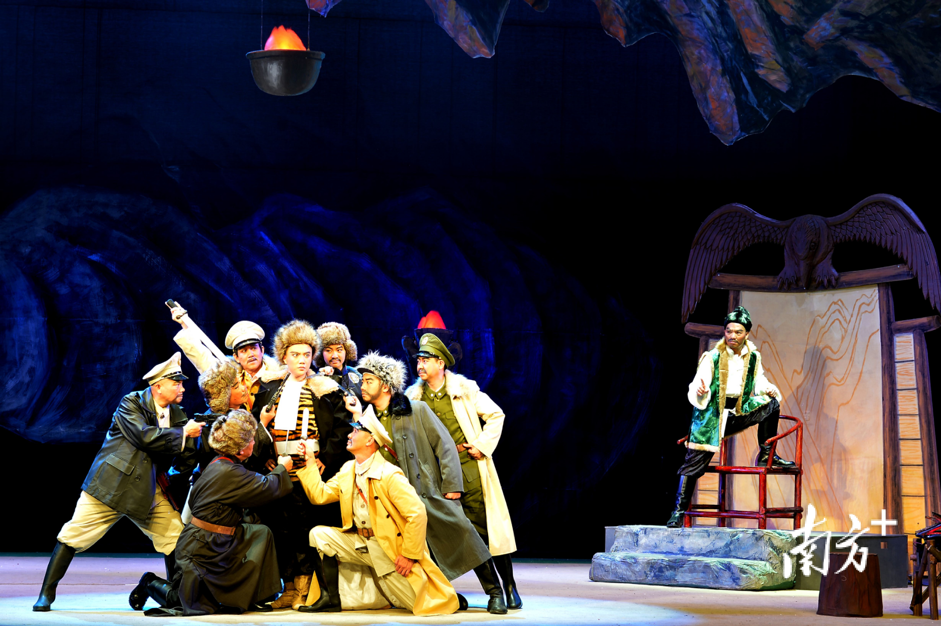 粤剧《智取威虎山》剧照。
