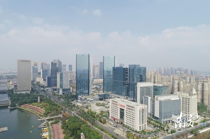 千灯湖片区。南方日报记者 戴嘉信 摄