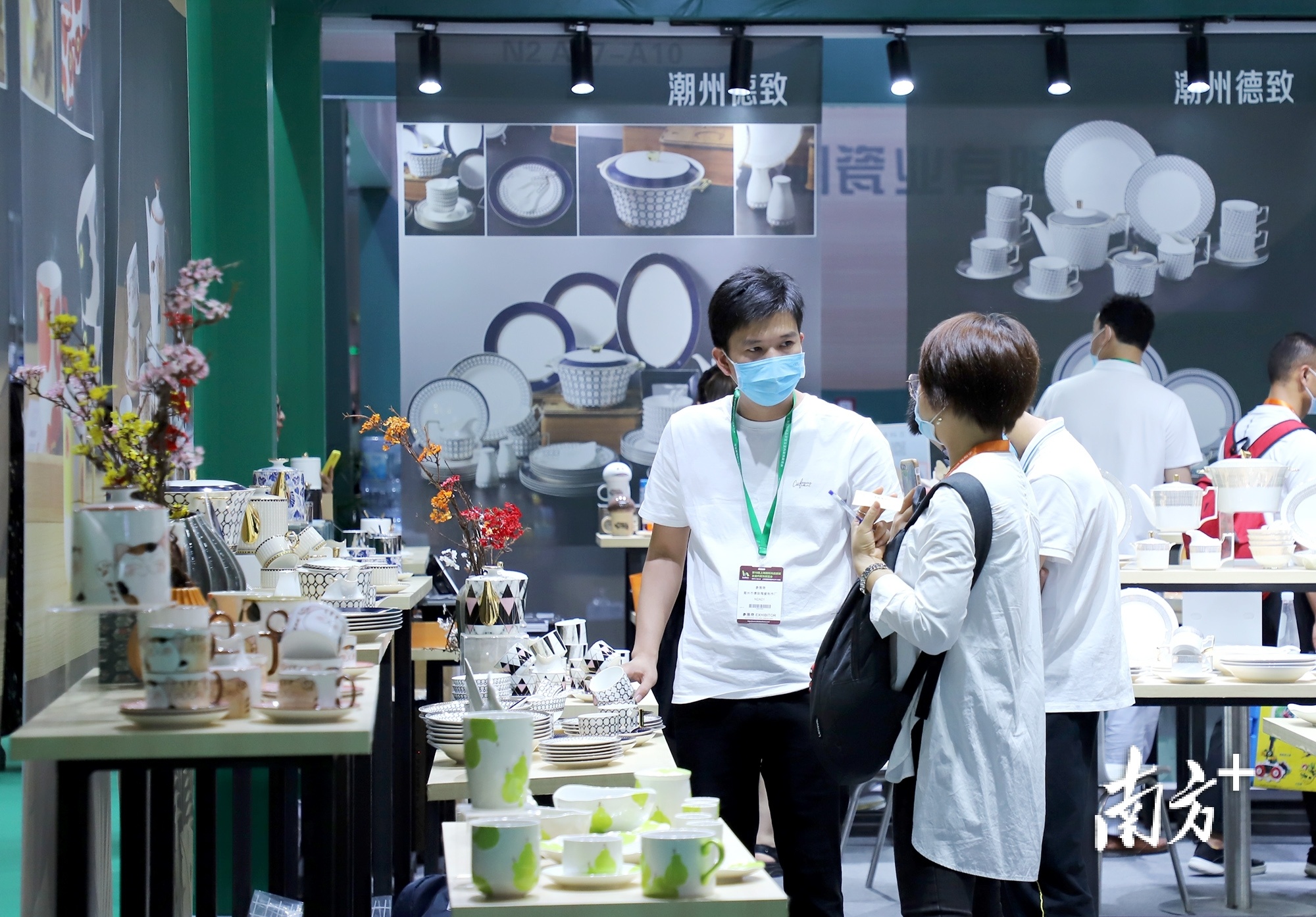 德致陶瓷把展会作为市场引流的渠道之一。