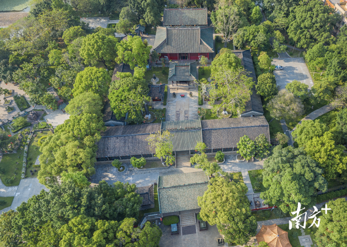 位于庙头村的南海神庙全景。