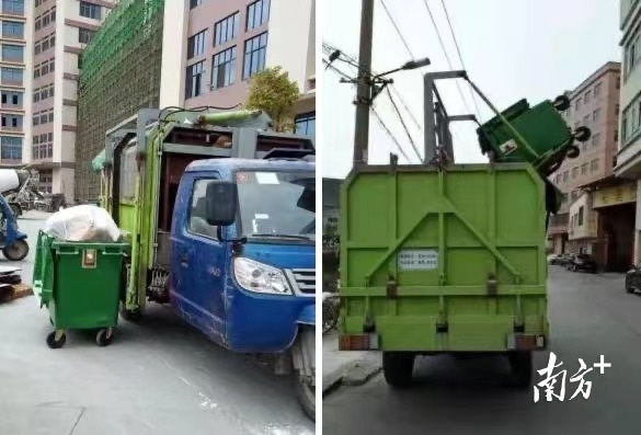 长美二村设置三支清运队伍对工业垃圾进行收集清运。