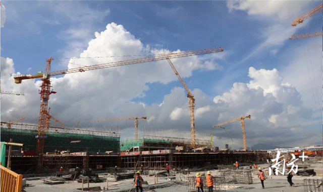 位于塘厦镇的临深新一代电子信息产业基地。