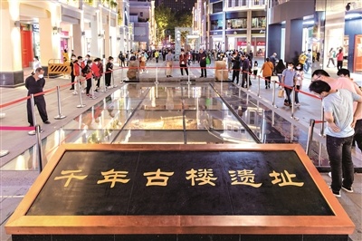 北京路上的千年古楼遗址. 苏俊杰 摄