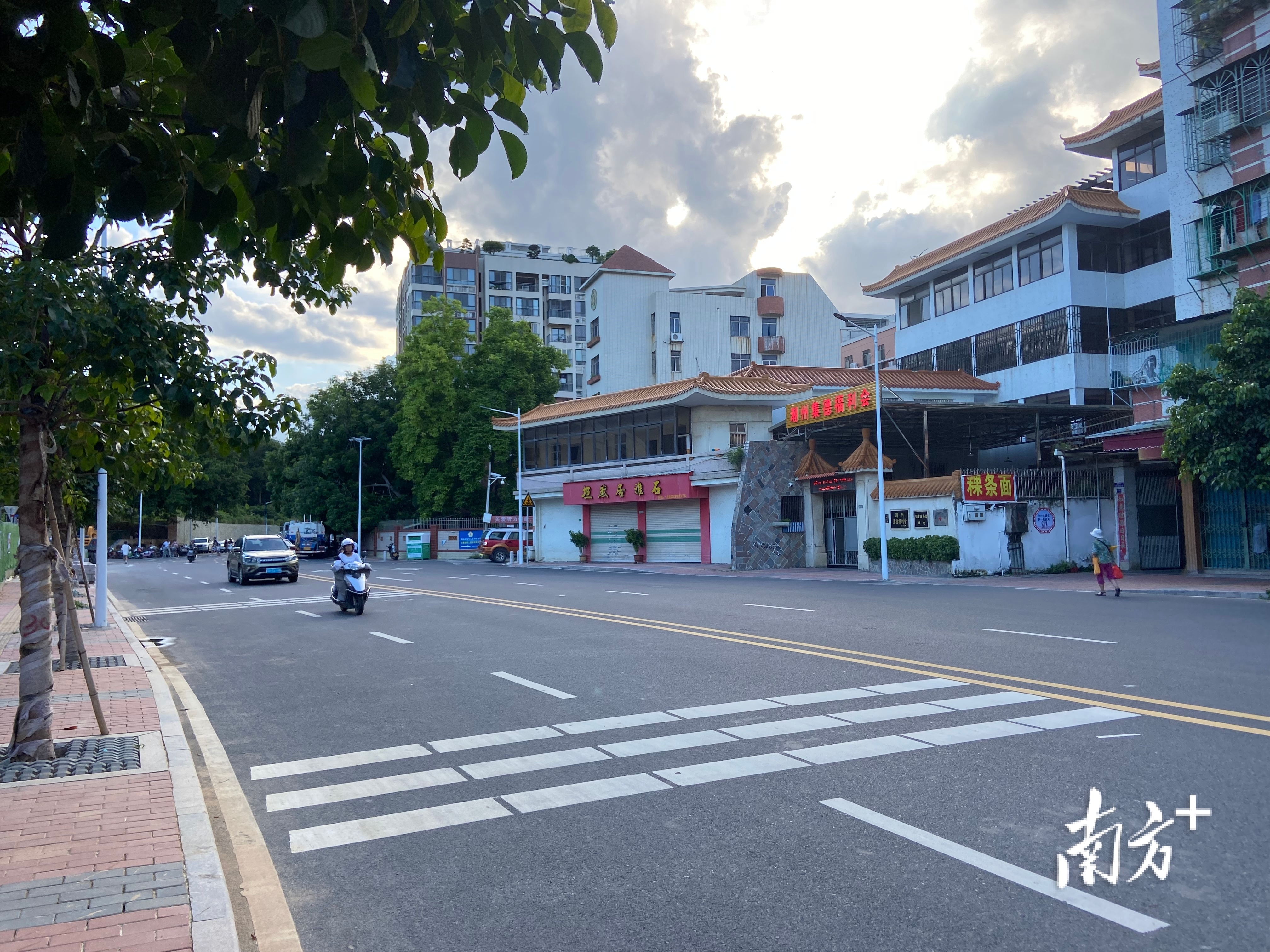 北园路拓宽改造项目在去年底正式完成并交付使用。许钰敏 摄