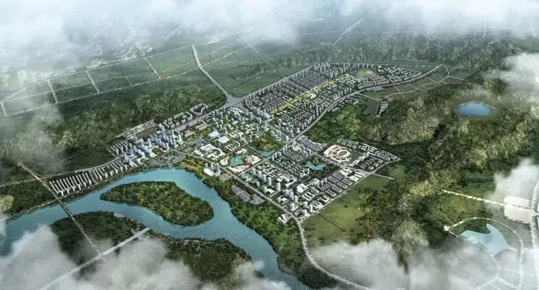 芙蓉新区效果图。 芙蓉新区效果图。