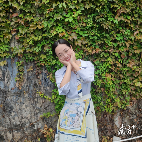 张涵。  通讯员/受访者 中山各学校 供图