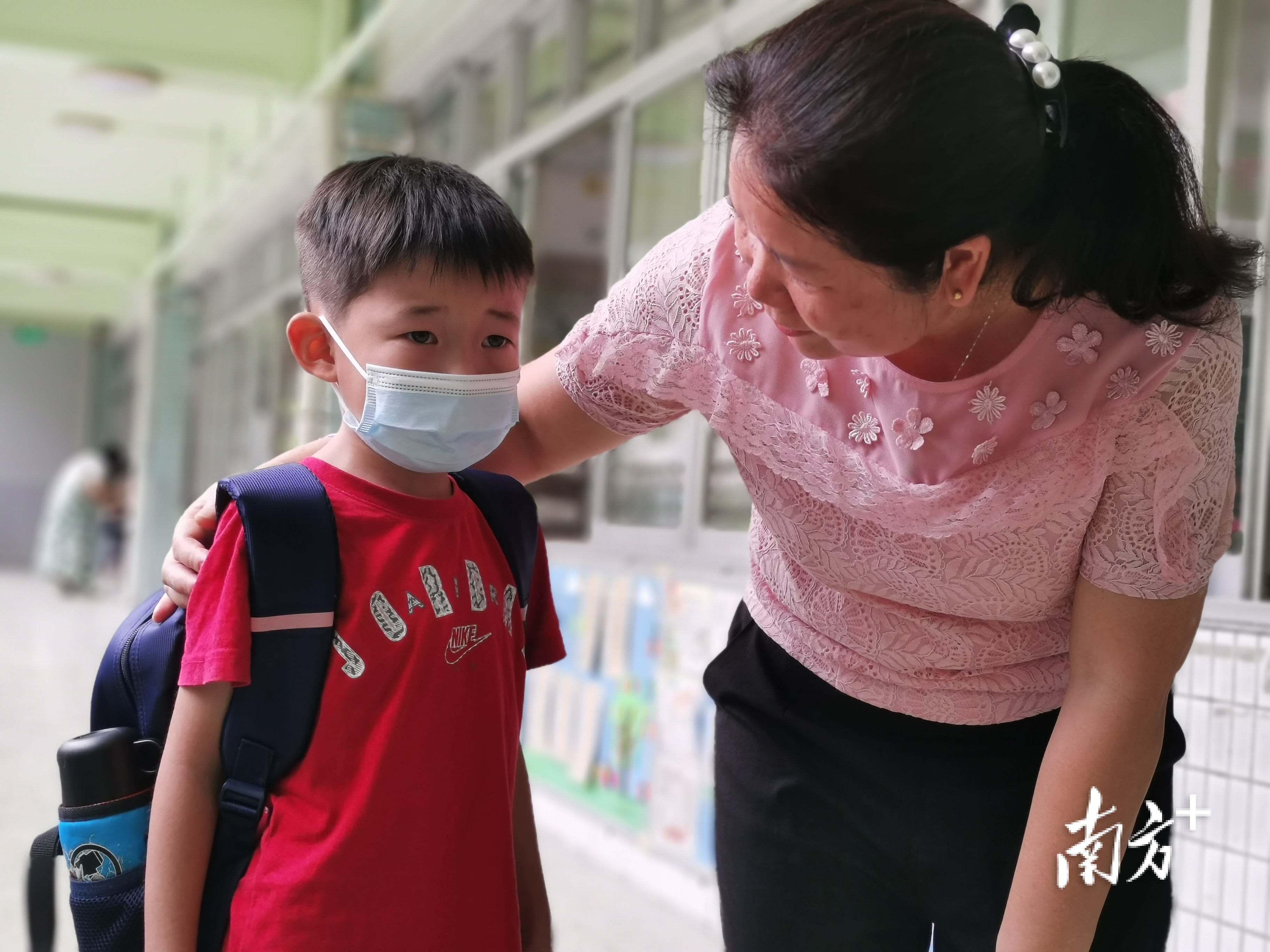 认识新老师、新同学,佛山一小的新生适应体验活动。 佛山一小供图 认识新老师、新同学,佛山一小的新生适应体验活动。 佛山一小供图